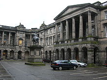 A modern photograph of Parliament House