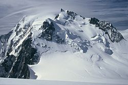 Mont Blanc in den Alpen