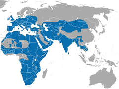 Distribuição geográfica do gênero Felis.