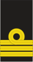 Marinhas do Brasil, Dinamarca, Reino Unido (Capitão de Fragata, Commander)