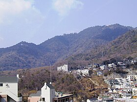 Vue du mont Maya depuis l'université de Kobe.