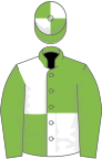 Light Green and White (quartered), Light Green sleeves