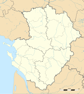 Mortiers trên bản đồ Poitou-Charentes