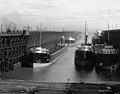 Image 10Duluth, Missabe and Iron Range Railway ore docks loading ships, circa 1900–1915. (from History of Minnesota)