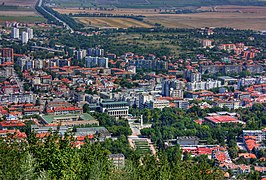 La ville vue des toits.