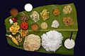 Image 9A traditional meal served on a banana leaf (from Tamils)