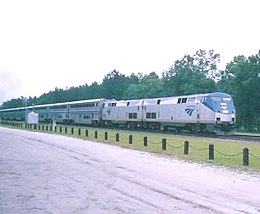 A Auto Train Folkston közelében