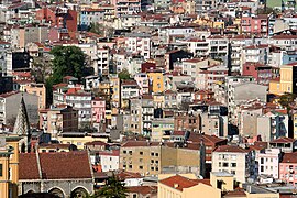 Casario a norte da Torre de Gálata