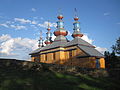 * Nomination Wooden orthodox church in Komańcza --CLI 21:19, 5 March 2013 (UTC) * Decline Pretty, but bad composition I think. Combined with noise and minor overexposure, decline. --Mattbuck 23:09, 6 March 2013 (UTC)