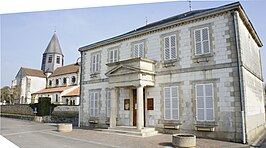 Gemeentehuis en kerk