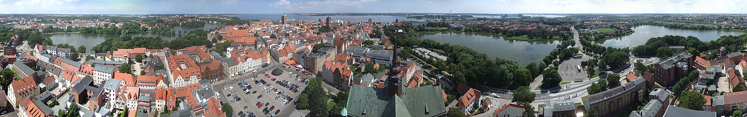 Panorama von Stralsund (von der Marienkirche)