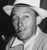 Foto hitam-putih Bing Crosby pada 1942.