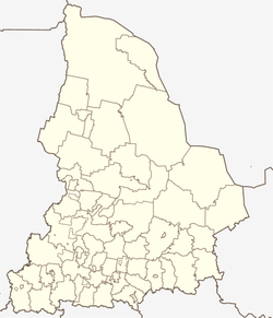 Gornouralsky is located in Sverdlovsk Oblast