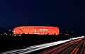 * Nomination: Allianz Arena Munich in March 2013, red --Martin Falbisoner 22:44, 19 March 2013 (UTC) * Review  Info For some weird reason some browsers seem to mess up the tonality of the image (FF does, IE does not). The black and dark areas of the picture might seem too bright then, causing strange artifacts and noise. Using my picture viewers, everything seems alright, i.e. pitch black is and stays pitch black --Martin Falbisoner 22:44, 19 March 2013 (UTC)