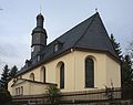 Dorfkirche und Friedhof Lauter/Sa.