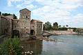 Molí medieval a la riba de l'Erau a Saint-Thibéry.