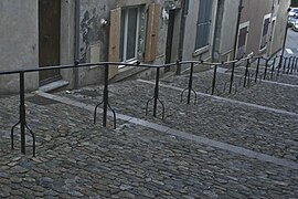 Les escaliers de la côte