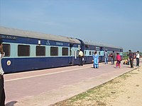 Express train at Digha station