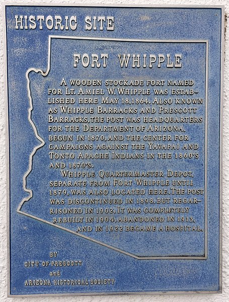 File:Ft Whipple plaque.jpg