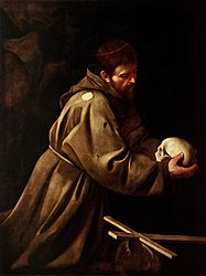 Saint Francis in Meditation circa 1606 date QS:P,+1606-00-00T00:00:00Z/9,P1480,Q5727902