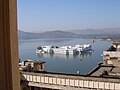 Le Jag Niwas devenu le Lake Palace Hotel sur le lac Pichola