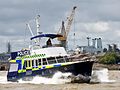 Consortium, one of the vessels used by the UK's North West Police Underwater Search & Marine Unit