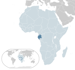 Map of Gabon