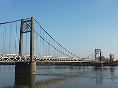 Le Pont d'Ancenis sur la Loire.