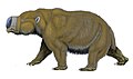 реконструкција изгледа врсте Дипротодон оптатум (лат. Diprotodon optatum)