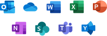 Description de l'image Office 365 app logos.svg.