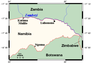 Location in Caprivi