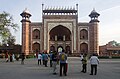 * Nomination: Gate of Taj Mahal Complex. This image was uploaded as part of Wiki Loves Monuments 2024. --Rangan Datta Wiki 02:07, 19 September 2024 (UTC) * * Review needed