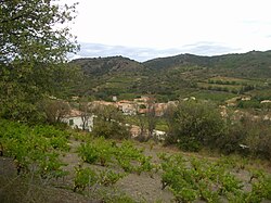 Skyline of Cascastel-des-Corbières