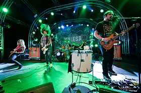 Kylesa performing at Roskilde Festival 2011