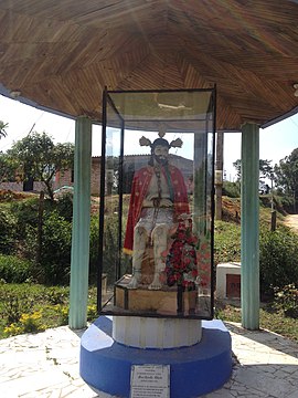 Christus-Statue in Cajibío