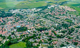 Luchtfoto van Den Burg