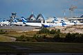 English: Finnair planes at Helsinki Airport Suomi: Finnairin koneita Helsinki-Vantaan lentoasemalla