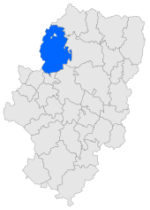 Localização de Cinco Villas em Aragão
