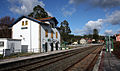 Estación do ferrocarril en Oza dos Ríos.