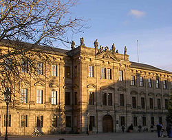 Erlangen Castle is home to a large part of the university administration