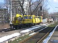 Polski: drezyna WM15 na stacji Cieszyn English: WM15 draisine at Cieszyn railway station, POLAND