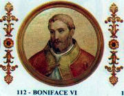 Imajo di la papo Bonifacius la 6ma