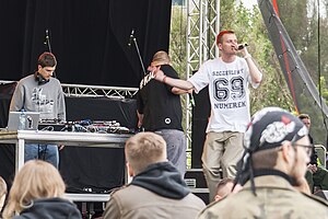 Raper Buka i Skor na festiwalu Ursynalia 2014