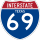 Interstate 69 marker