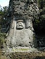 Fudō-Myoō (不動明王) Statue in Kumano Magaibutsu (熊野磨崖仏)