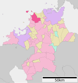 Location of Munakata