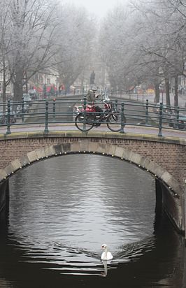 Brug 39 gezien naar het Thorbeckeplein, december 2016