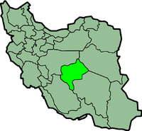 Letak Provinsi Yazd di Iran