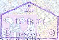 Exit stamp