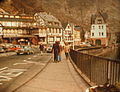 Idar-Oberstein um 1980 vor der Naheüberbauung